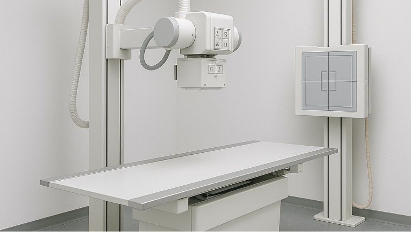 등에 침 치료중